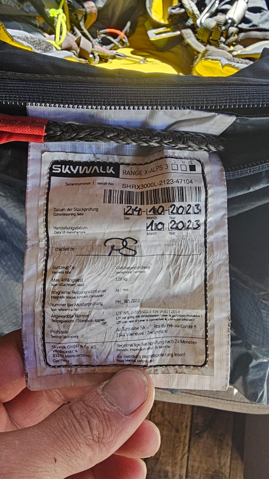 Arnés Skywalk Range X-Alps 3 Talle L — foto 3