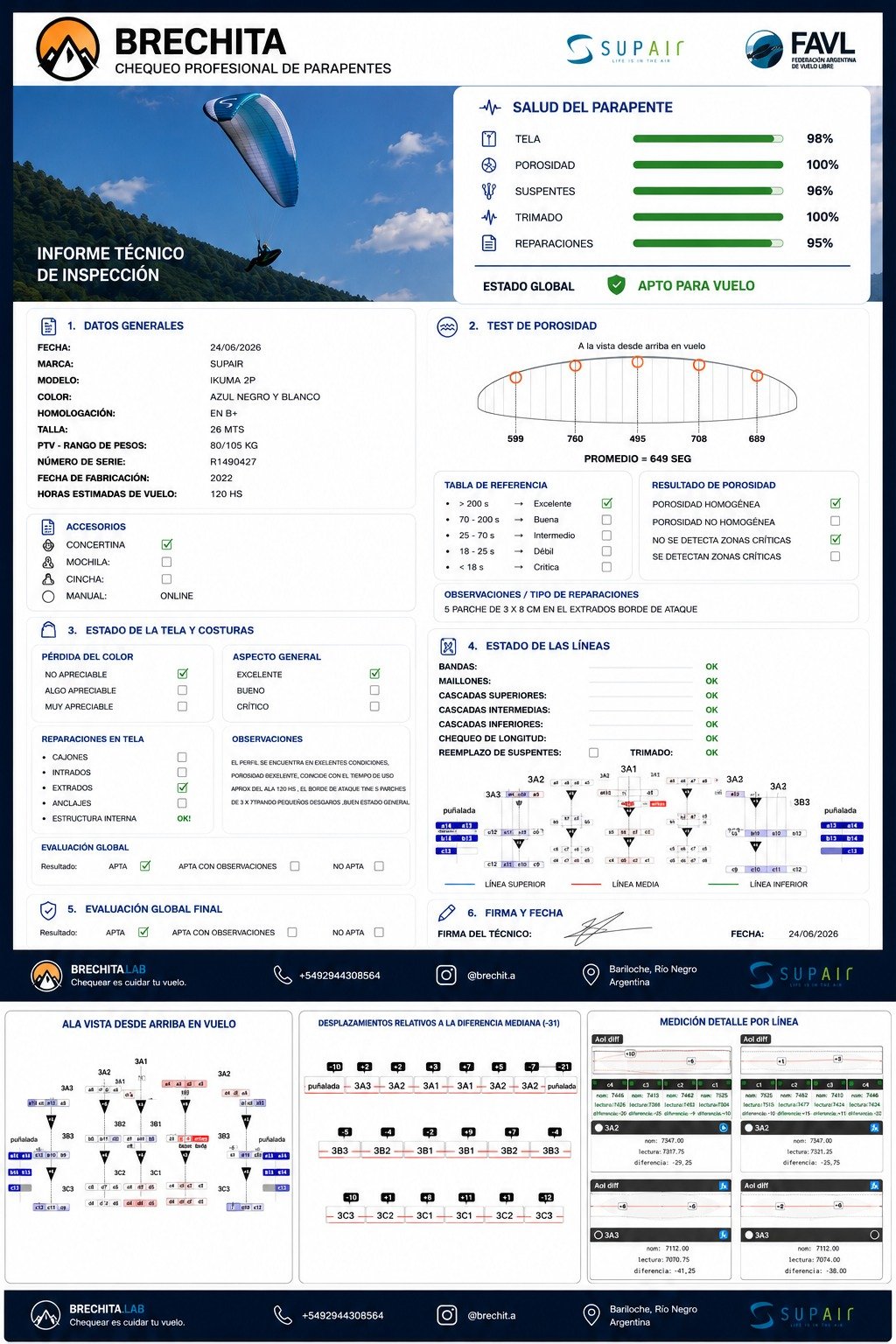 Niviuk IKUMA 2P 85-105 con 100 hs de vuelo — foto 4